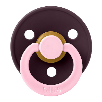 Пустышка латексная Studio Colour Fusion Plum/Baby Pink от 0 мес Bibs 10028234 1